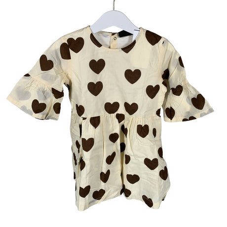 Unisex Mini Rodini - Dress, size 92 - 98 - Yellow ()