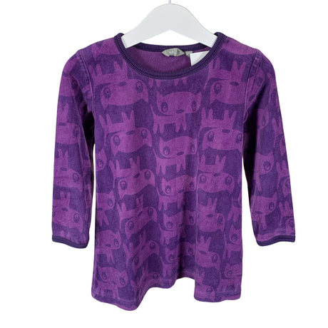 Unisex Lindex - Tricot shirt, size 98 - 104 - Violet ()