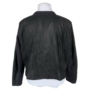 Unisex Junarose - Leather jacket, size 48 - Black (2)