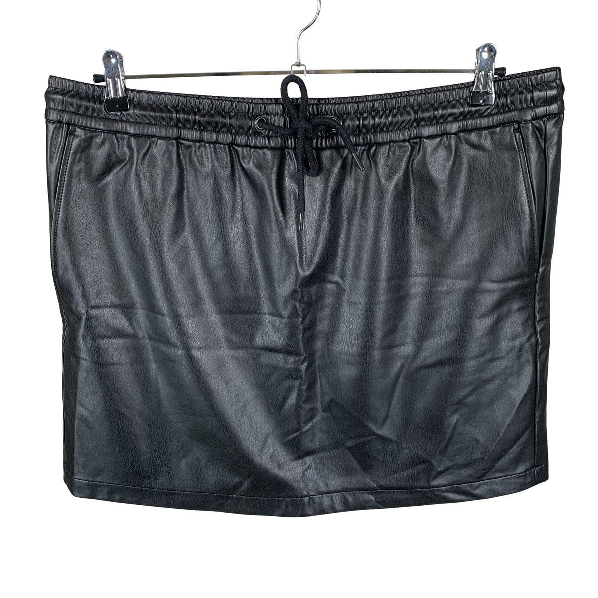 Unisex Esprit - Leather skirt, size 44 - Black (1)