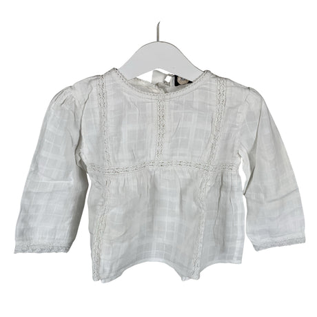 Unisex Cyrillus - Blouse, size 92 - 98 - White ()