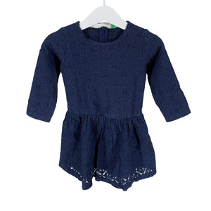 Unisex Benetton - Dress, size 80 - 86 - Blue (1)