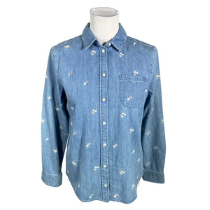 Unisex Sézane - Denim shirt, size 34 - Light blue (1)