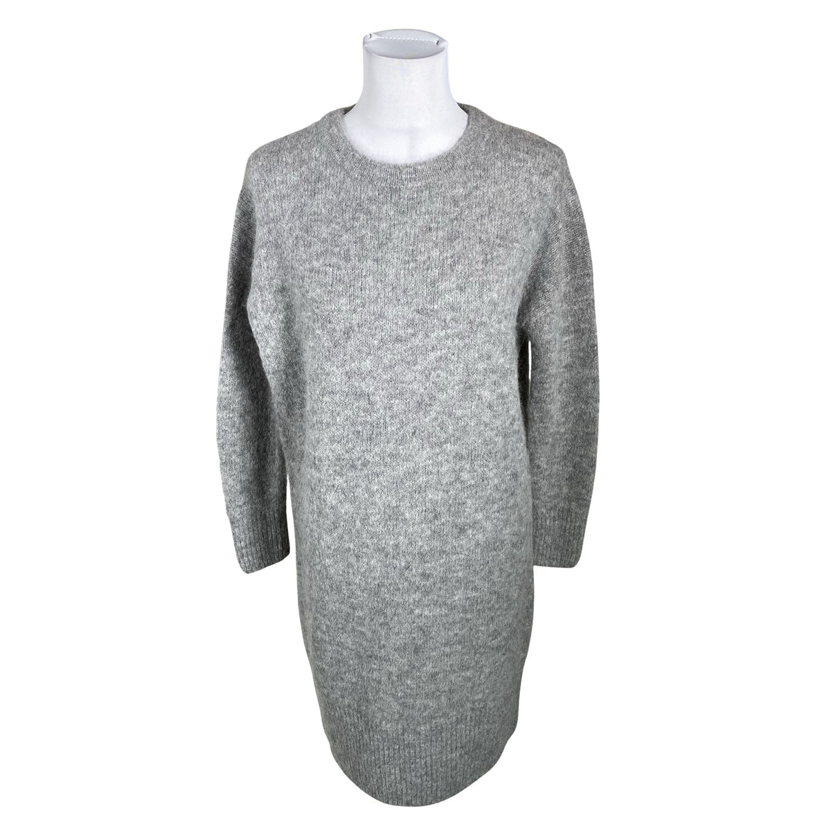 Unisex Alpaka - Knit dress, size 34 - Gray (1)