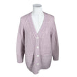 Unisex Alpaka - Cardigan, size 34 - Violet ()