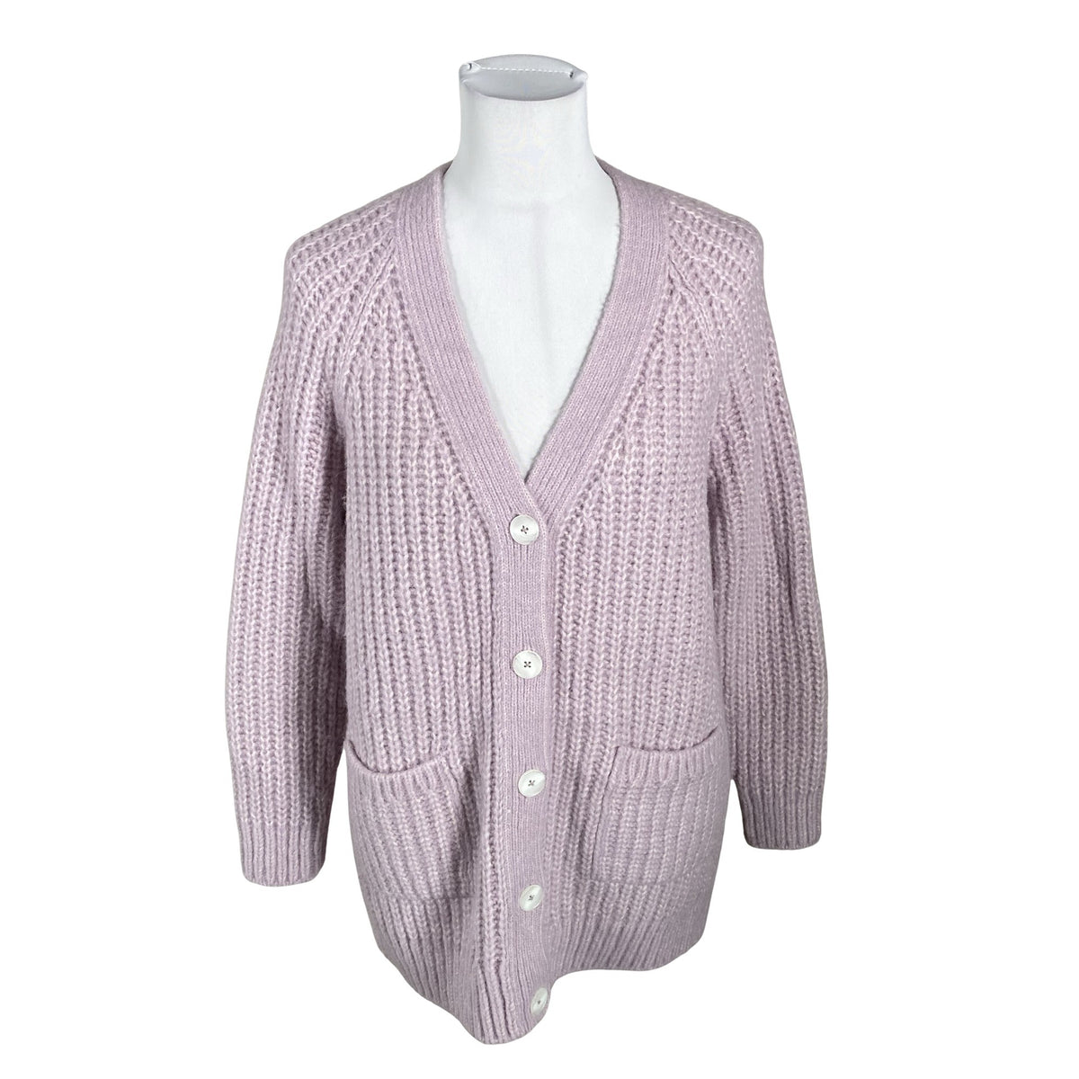Unisex Alpaka - Cardigan, size 34 - Violet (1)