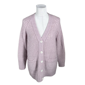 Unisex Alpaka - Cardigan, size 34 - Violet (1)