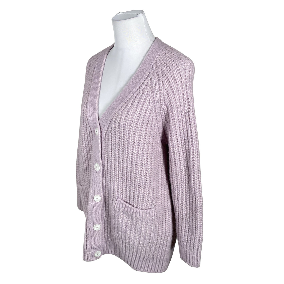 Unisex Alpaka - Cardigan, size 34 - Violet (3)