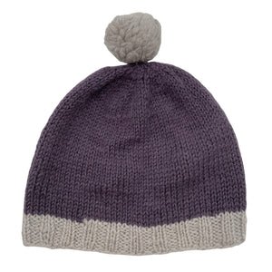 Unisex Handmade - Winter beanie, size 50 - 52 cm - Gray (1)