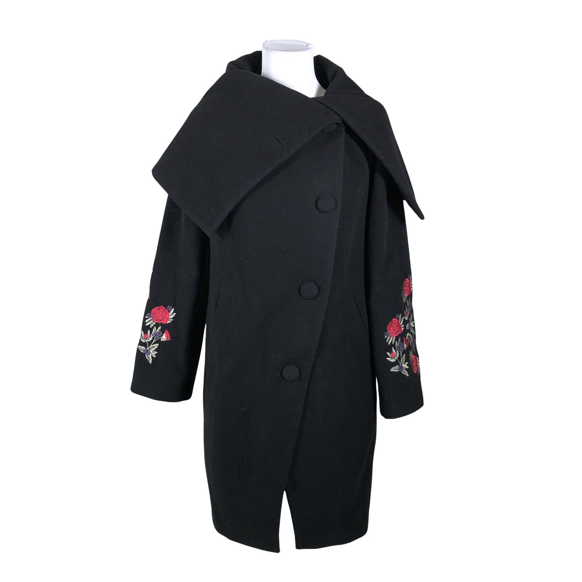 Unisex Ivo Nikkolo - Wool coat, size 36 - Black (1)