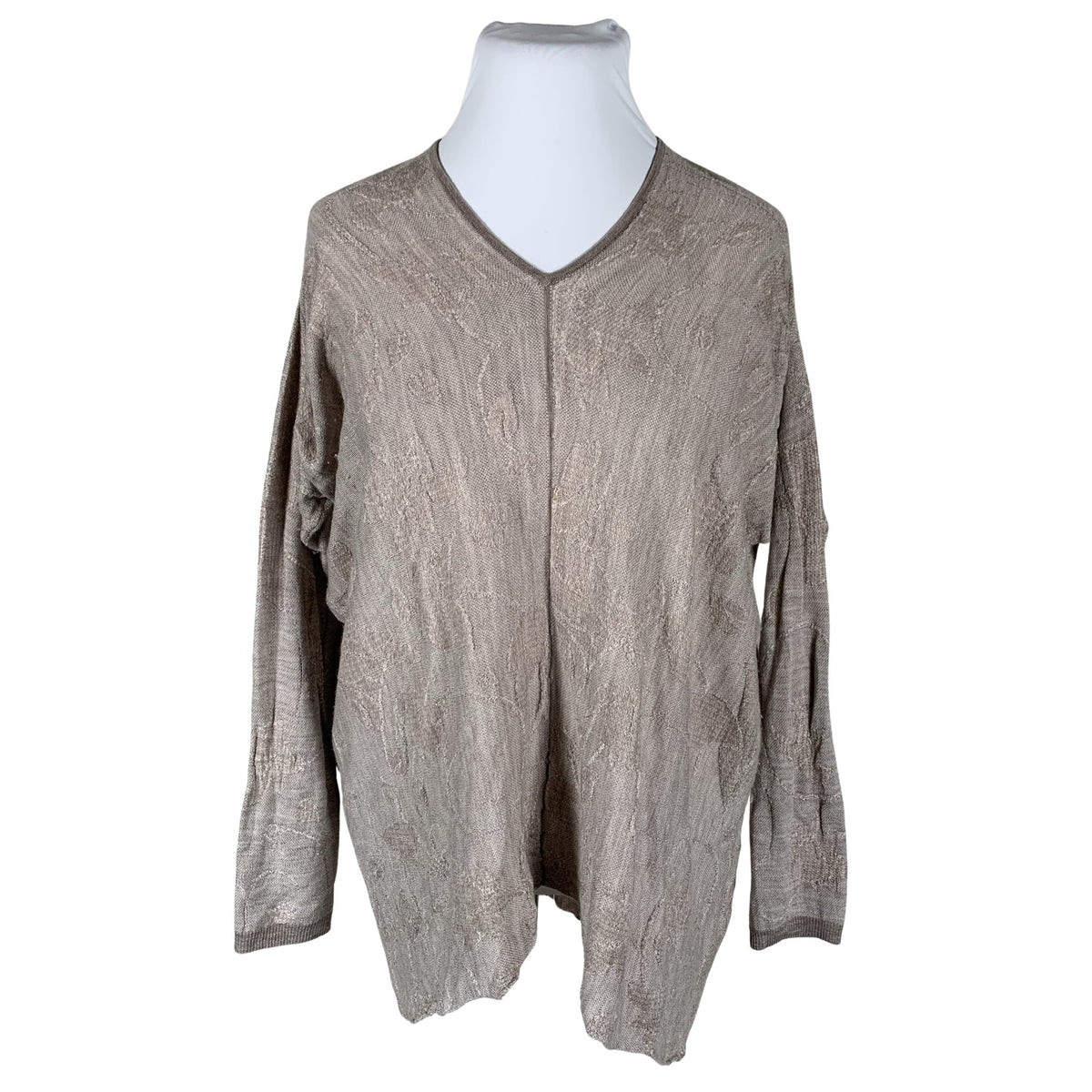 Unisex Ca Vagan - Knit tunic, size 42 - Gray (1)