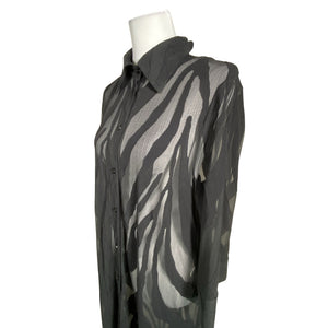 Unisex Uhana Design - Schiffon tunic, size 40 - Black (3)