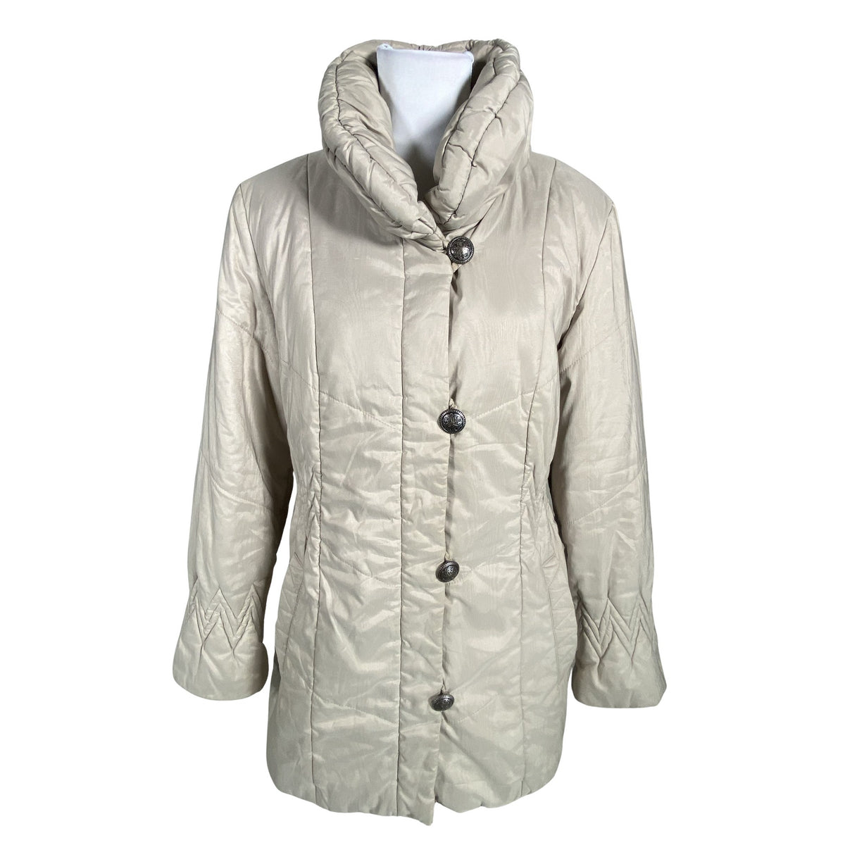 Unisex Barbara Lebek - Lightly padded jacket, size 38 - Beige (1)