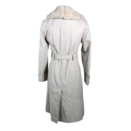 Unisex Miss Selfridge - Wool coat, size 34 - Beige (2)