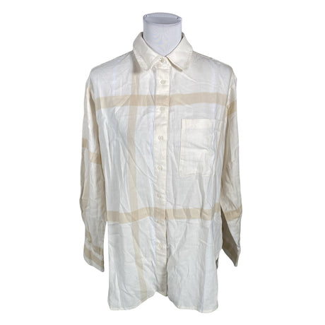 Unisex Opus - Flannel shirt, size 38 - Natural white ()