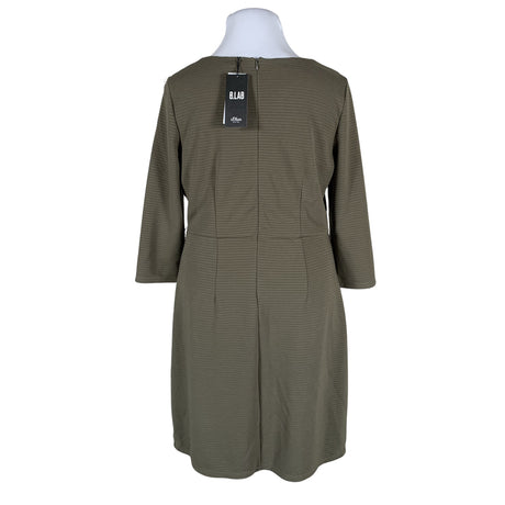 Unisex s.Oliver - Tricot dress, size 44 - Green (2)