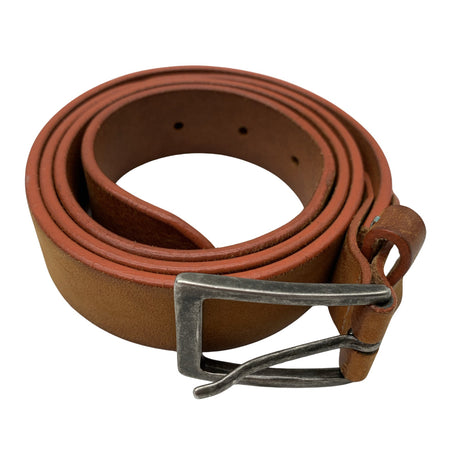 Unisex Selected - Leather belt, size Ei kokoa - Brown ()