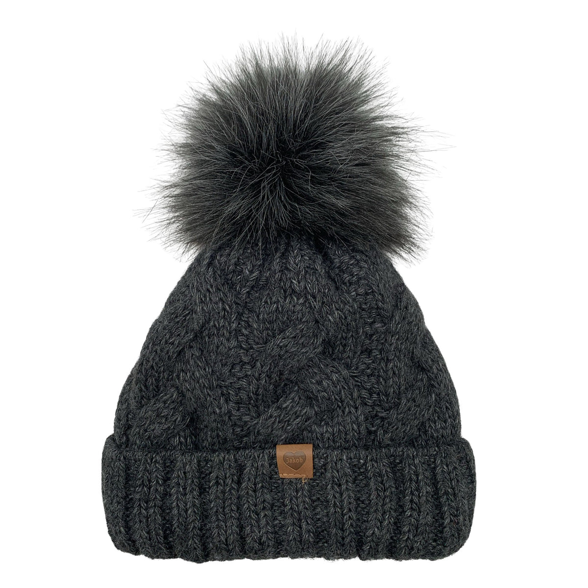 Unisex Jakob - Winter beanie, size 58 - 60 cm - Gray (1)