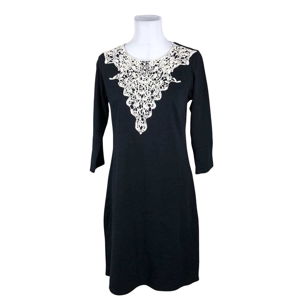 Unisex Lumoan - Tricot dress, size 38 - Black (1)