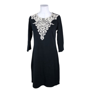 Unisex Lumoan - Tricot dress, size 38 - Black (1)