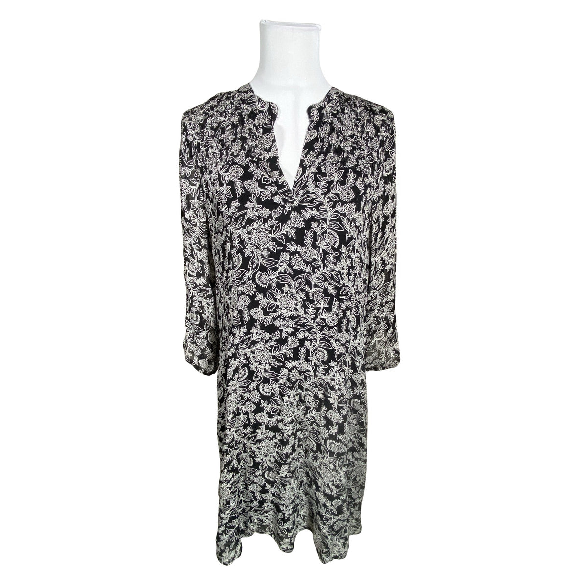 Unisex Part two - Schiffon dress, size 40 - Black (1)