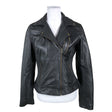 Unisex Cigno Nero - Leather jacket, size 40 - Black ()