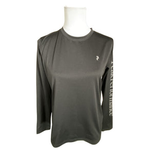 Unisex Peak Performance - Sports shirt, long sleeve, size 40 - Black (1)