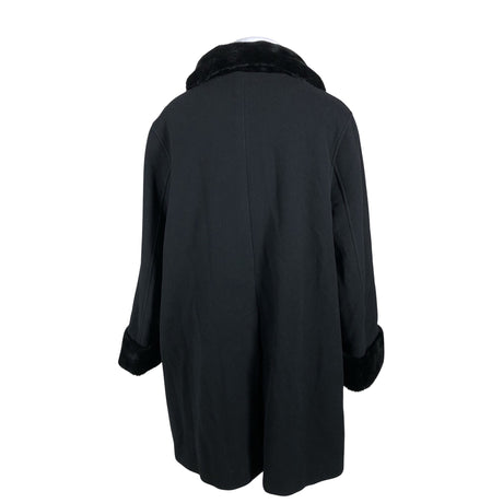 Unisex Menuetto - Wool coat, size 48 - Black (2)