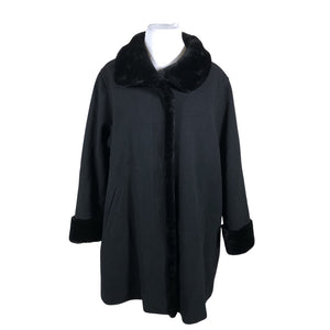 Unisex Menuetto - Wool coat, size 48 - Black (1)