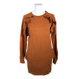 Unisex NOSH - Tricot dress, size 32 - Brown ()