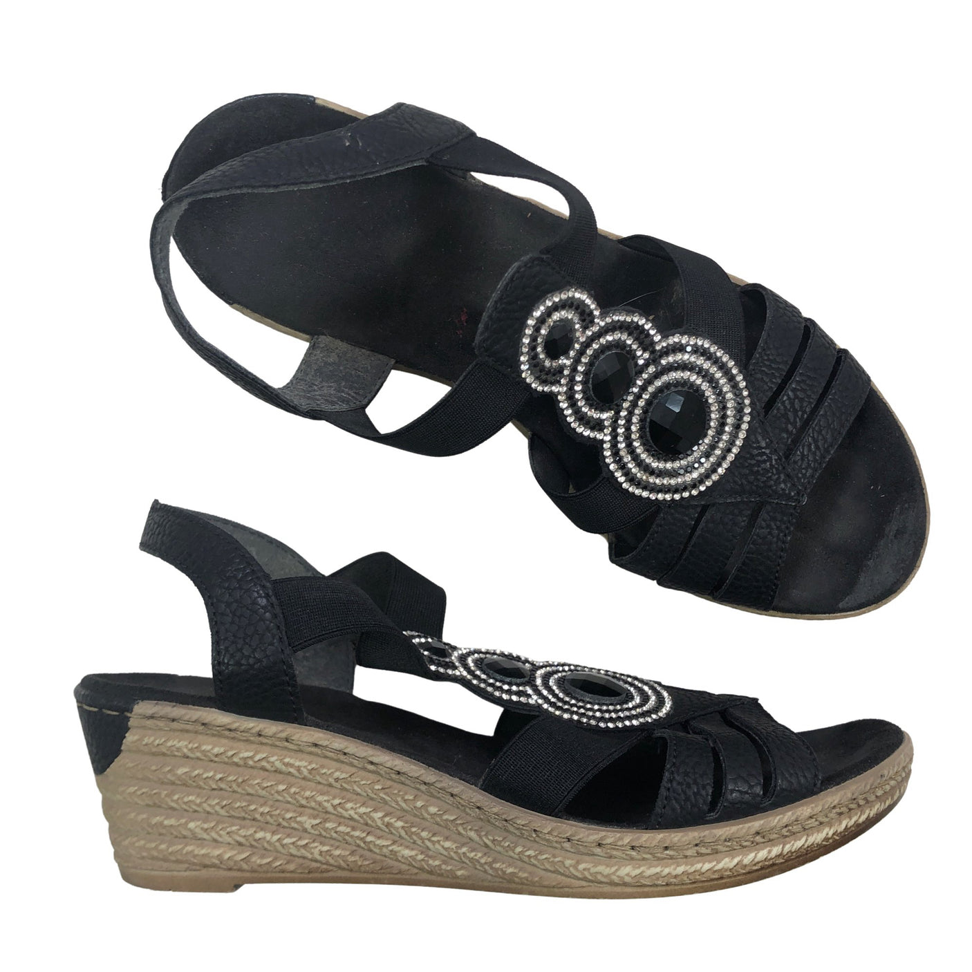 Unisex Rieker - Kiilakorkosandaalit, koko 36 -  (1)
