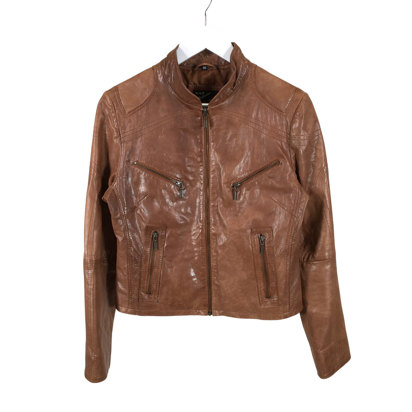 Unisex N.A.T Collection - Nahkatakki, koko 40 -  (1)