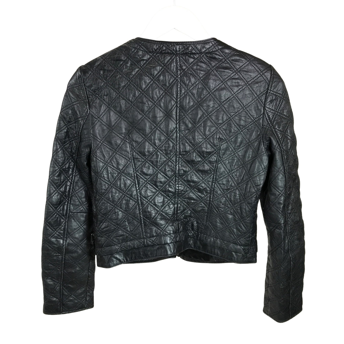 Unisex Zara - Nahkatakki, koko 36 -  (2)
