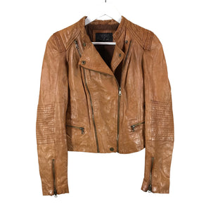 Unisex Zara - Nahkatakki, koko 38 -  (1)