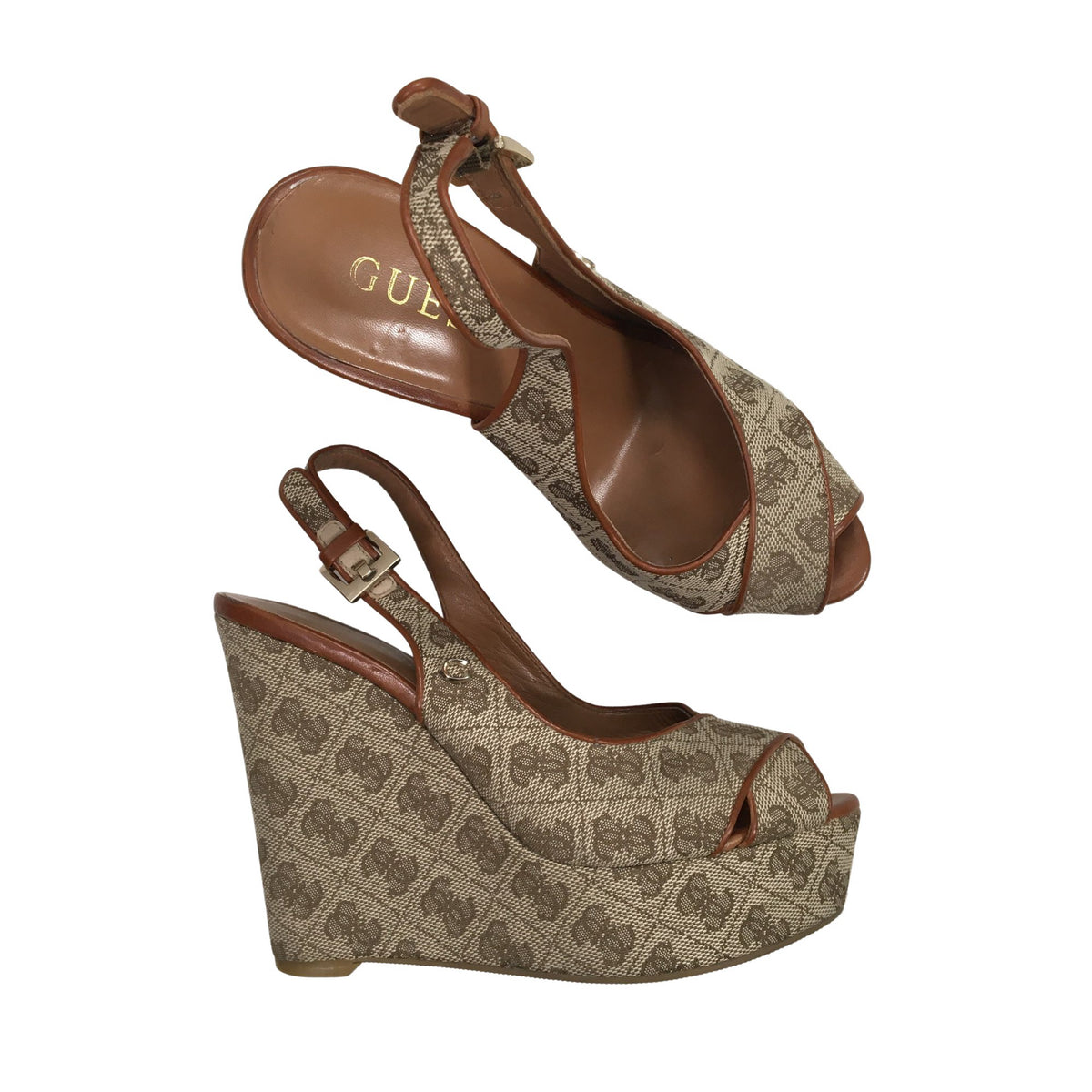 Unisex Guess - Kiilakorkosandaalit, koko 35 -  (1)