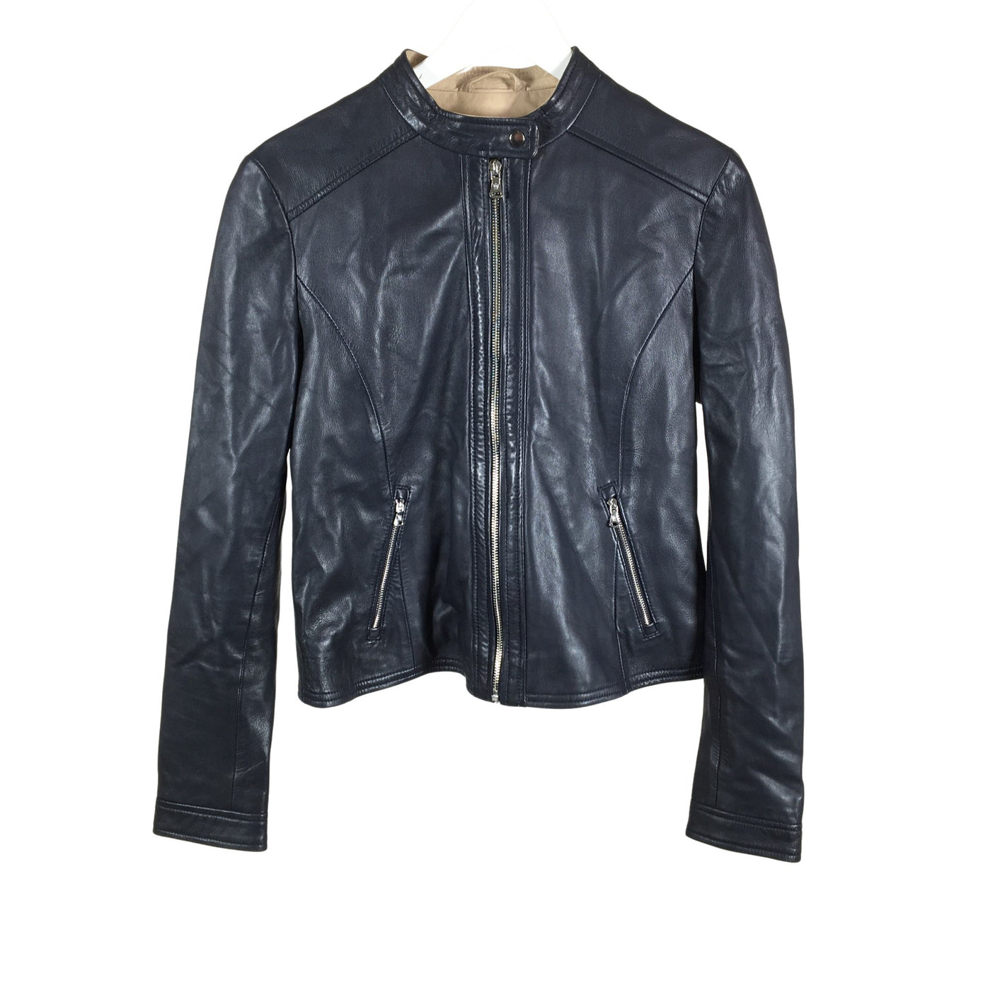 Unisex Massimo Dutti - Nahkatakki, koko 38 -  (1)