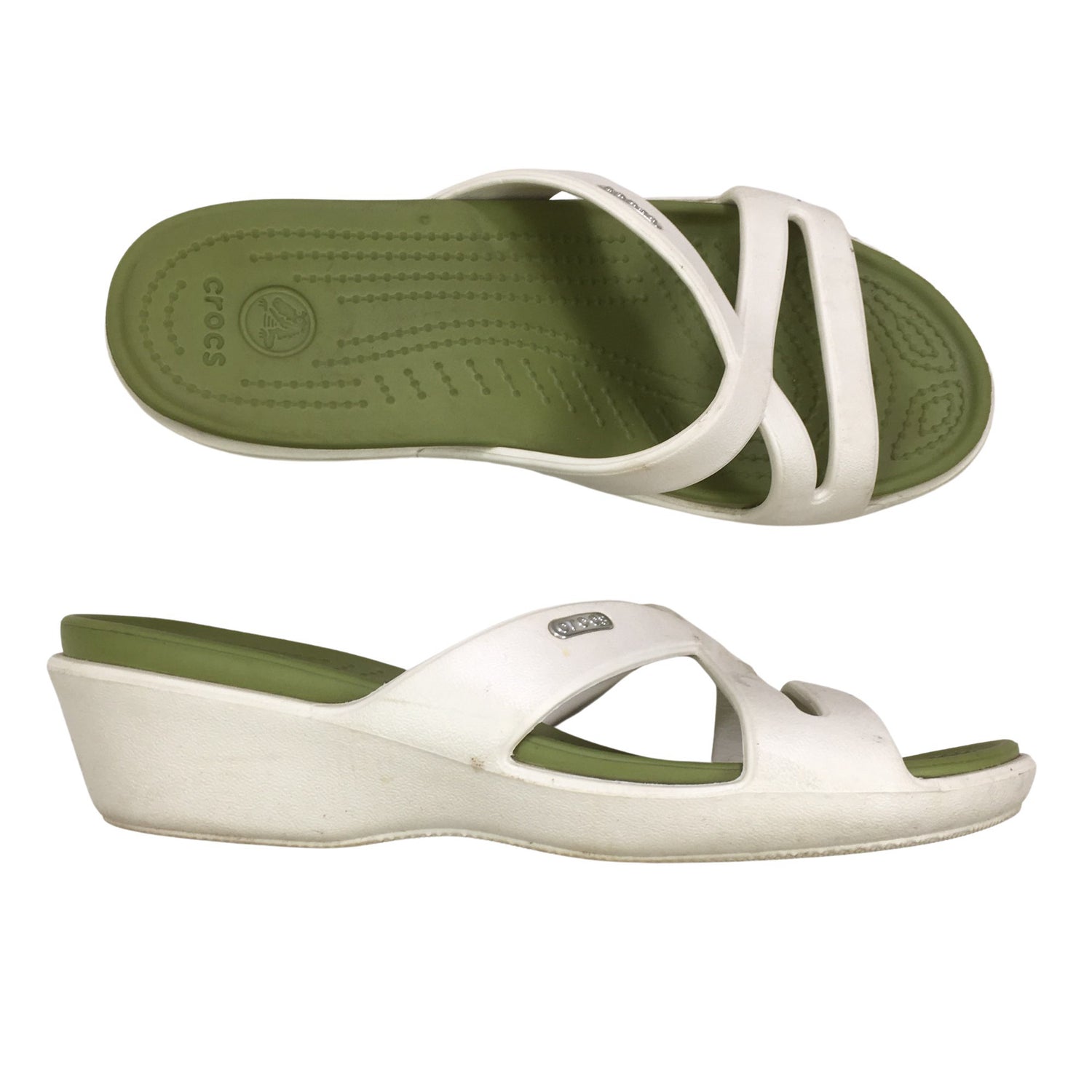  Kiilakorkosandaalit  Kiilakorkosandaalit, koko 38  Crocs 