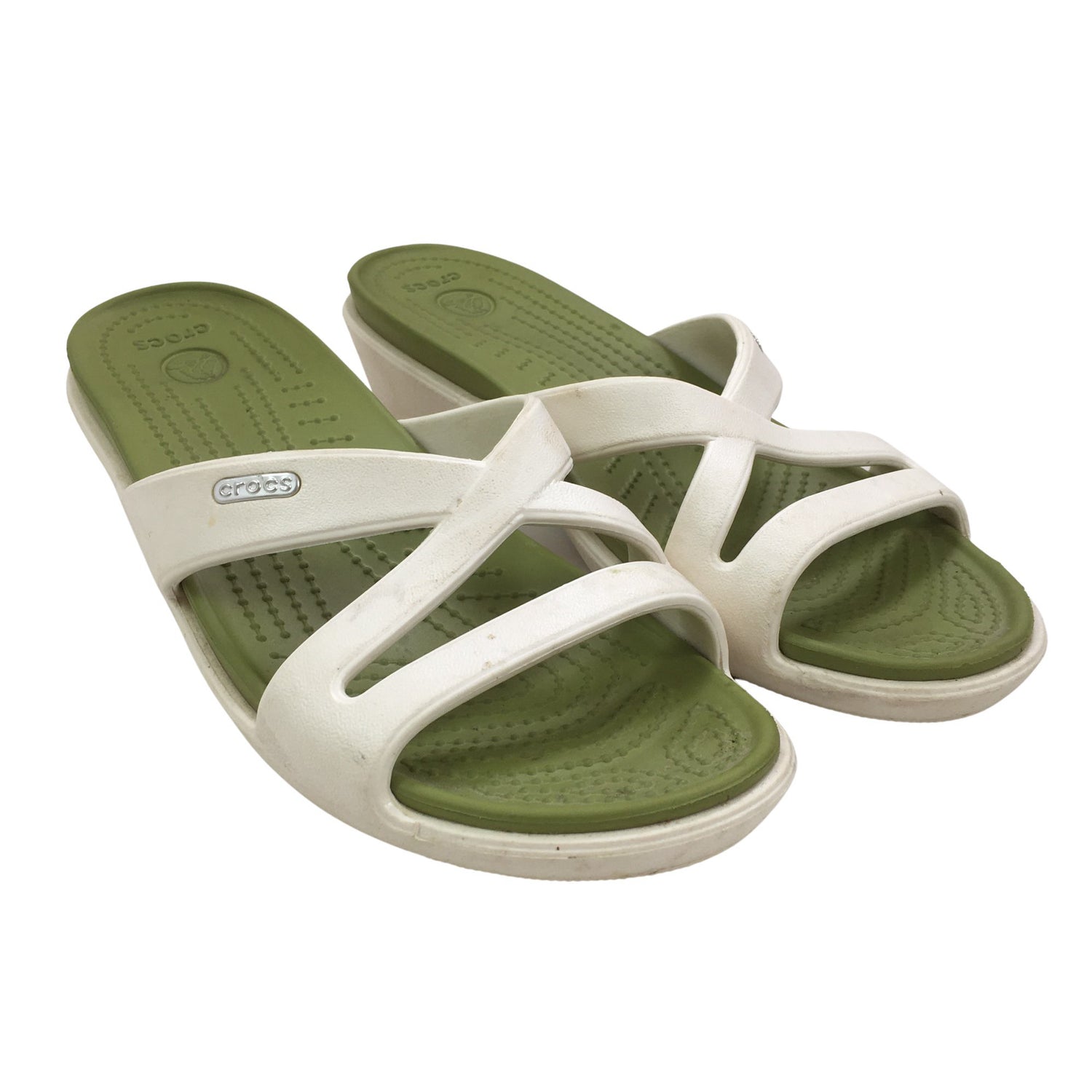  Kiilakorkosandaalit  Kiilakorkosandaalit, koko 38  Crocs 