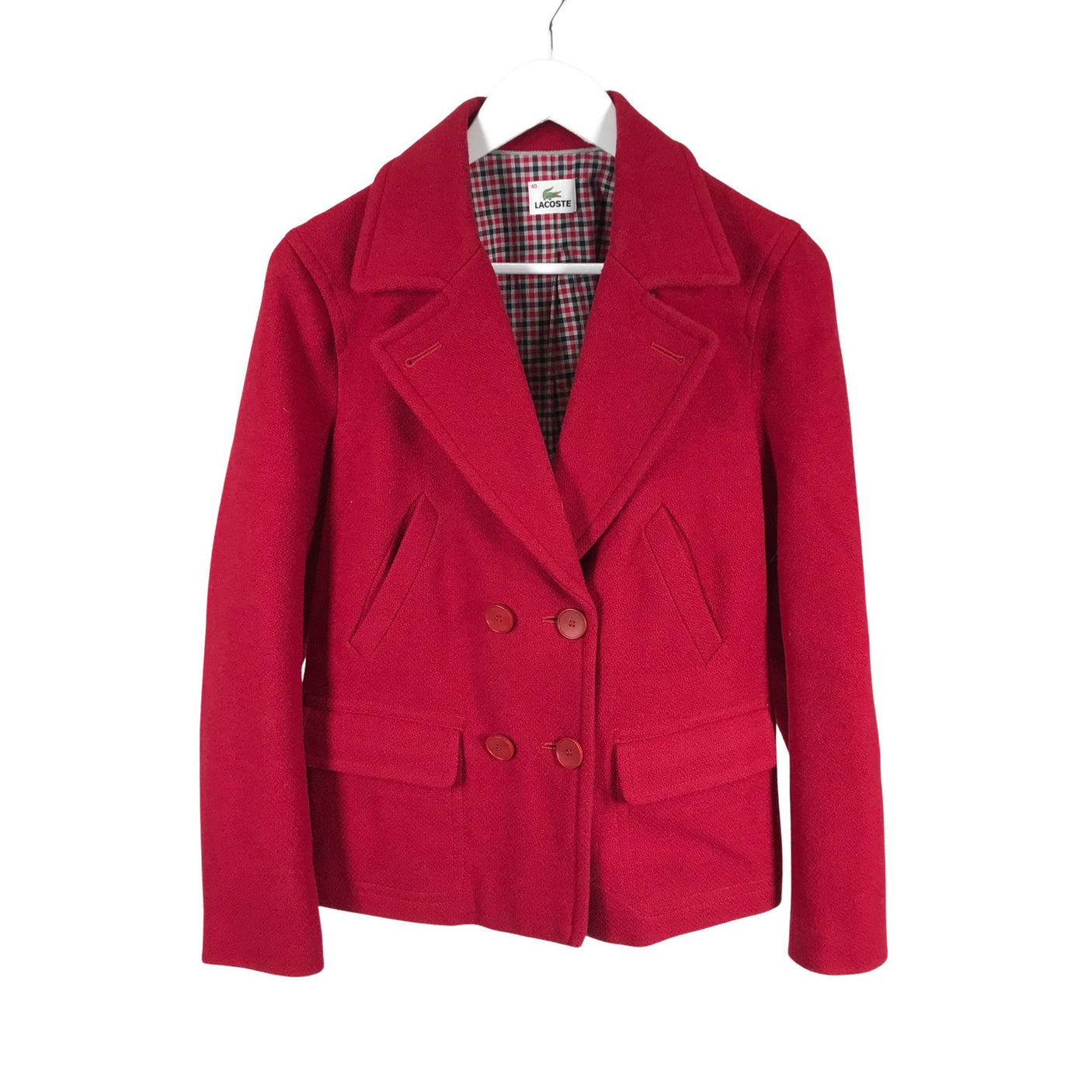 Unisex Lacoste - Wool coat, size 40 -  (1)