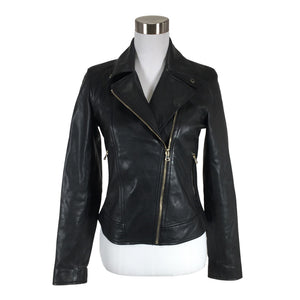 Unisex Massimo Dutti - Leather jacket, size 36 -  (3)