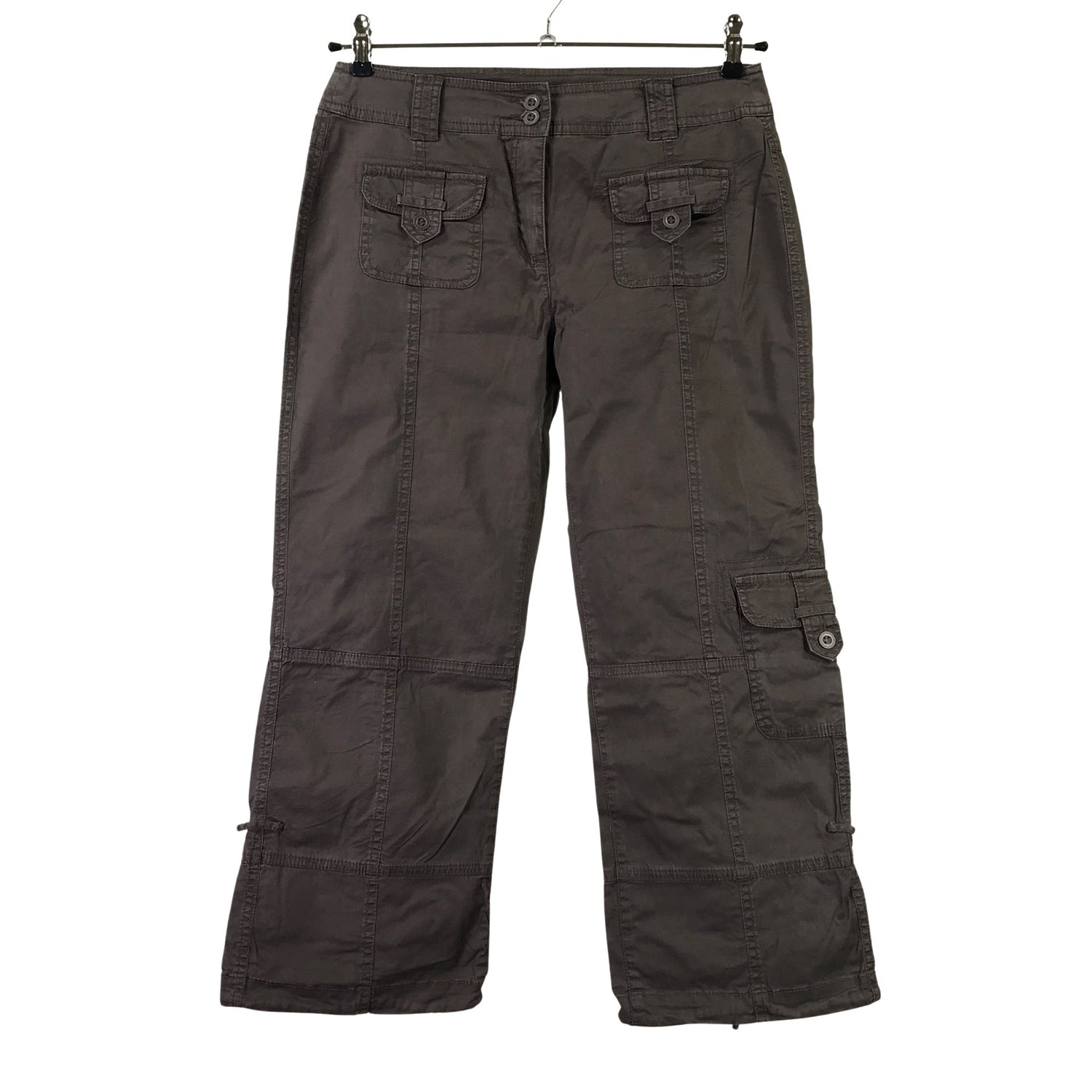 Fabric capri pants, size 40