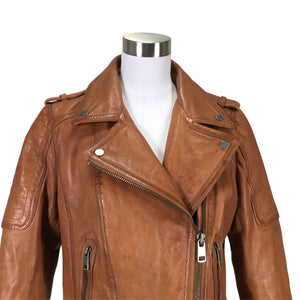 Leather jacket, size 42