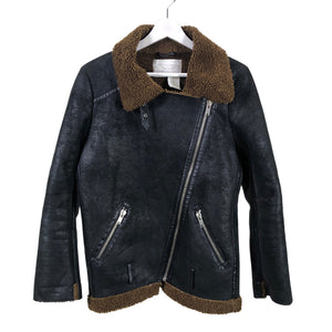 Unisex Zara - Leather jacket, size 36 -  (1)