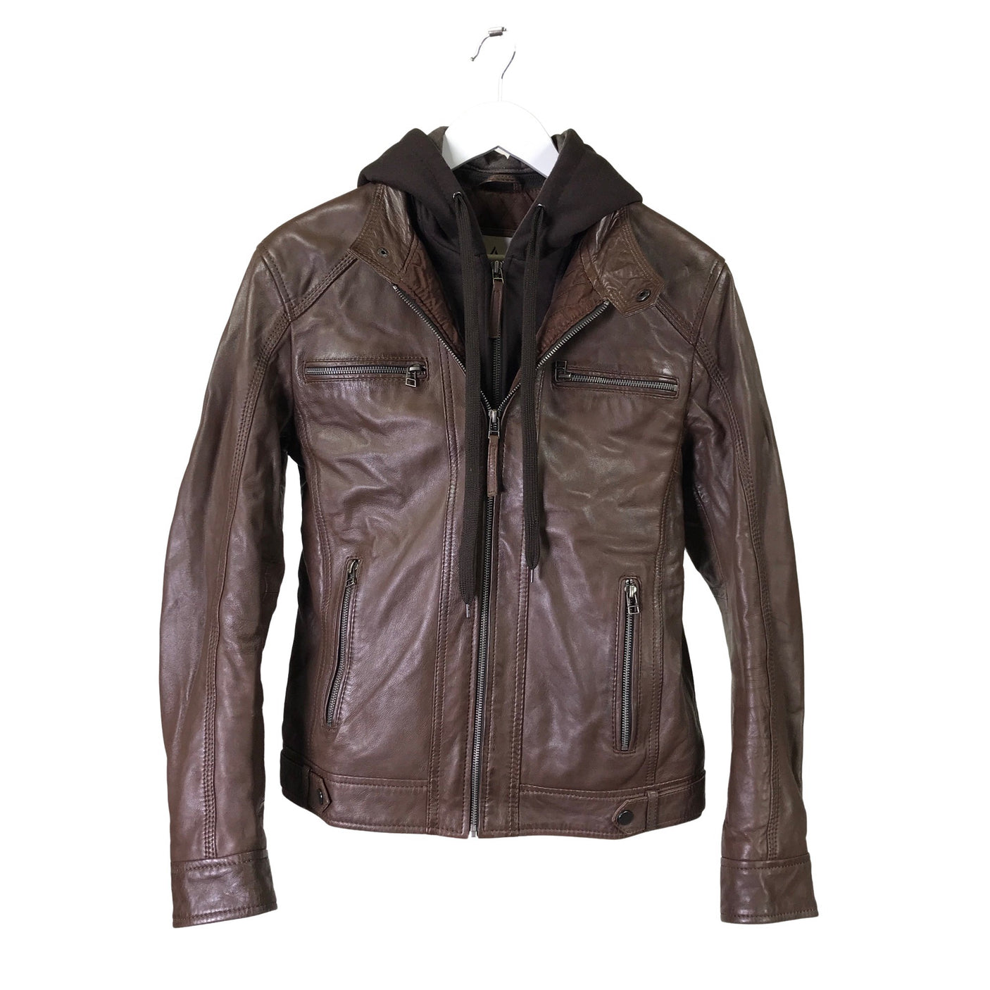 Leather jacket, size M