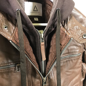Leather jacket, size M
