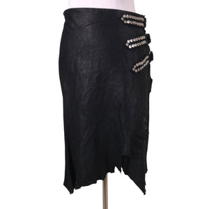 Unisex Balmain - Leather skirt, size 36 -  (1)