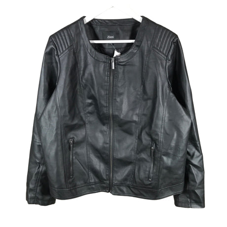 Unisex Zizzi - Leather jacket, size 48 -  ()