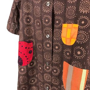 Fabric dress, size 40