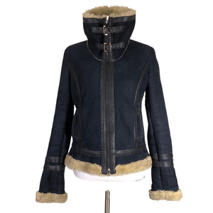 Unisex Armani Jeans - Nahkatakki, koko 36 -  (1)
