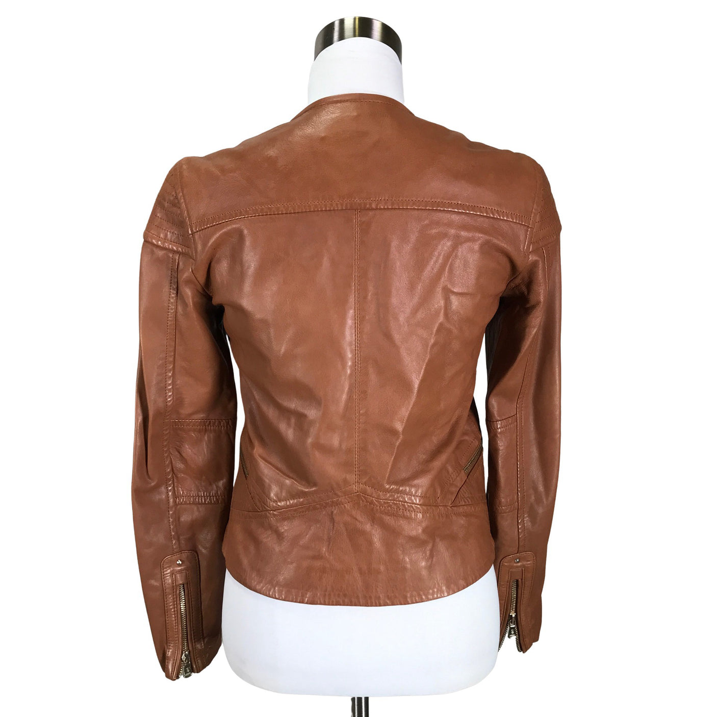Unisex Massimo Dutti - Nahkatakki, koko 36 -  (2)